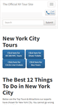 Mobile Screenshot of nytours.us